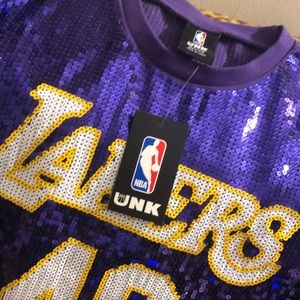 sequin lakers jersey